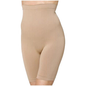 Yummie High-Waist Thigh Shaper Almond - Regular